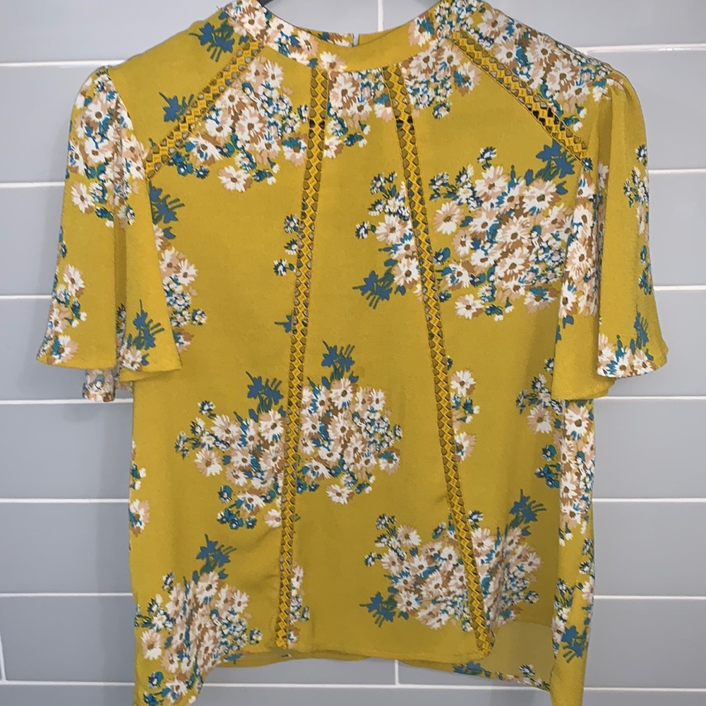 June & Hudson Floral Top